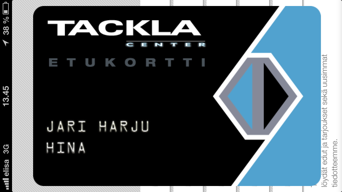 Tackla Center, Cardu ja HINA